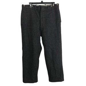 Men's 1950's Vintage L.L. Bean Adirondack Plaid Heavyweight Wool Hunting Pants.